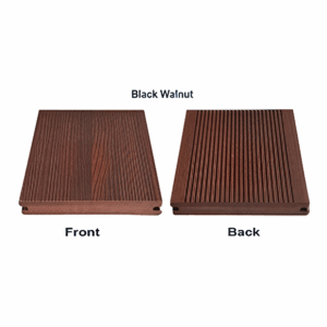 SPC ไม้พื้นภายนอก แบล็ควอลนัท 140x20x3000mm. (ลายไม้3D/ร่องเล็ก)