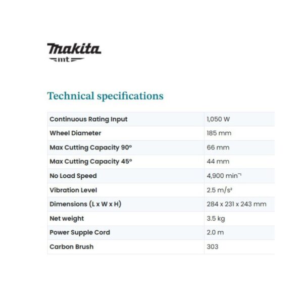 Makita M5801B Circular Saw เลื่อยวงเดือน  7" - Image 2