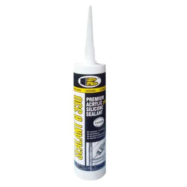 Bosny ACRYLIC Silicone Sealant B330 สีขาวมัน