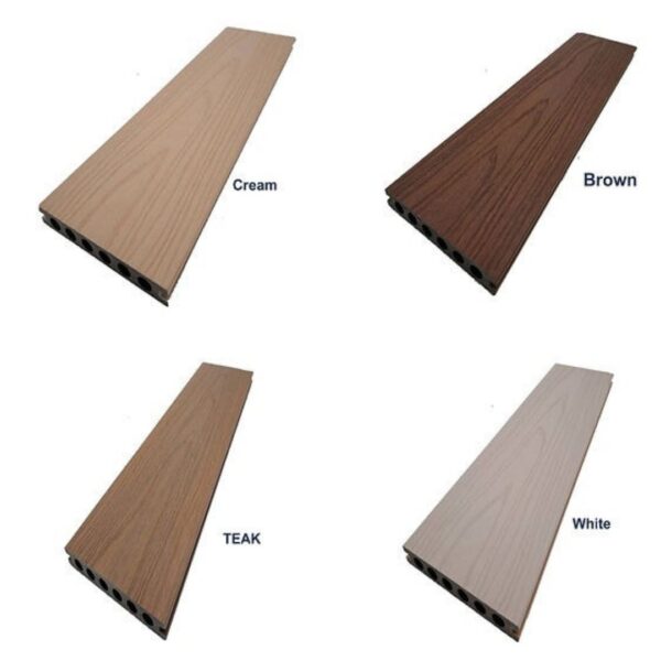 SPC ไม้พื้นภายนอก 140x21x3000mm. (ลายไม้ 2 สี/แบบตัน)