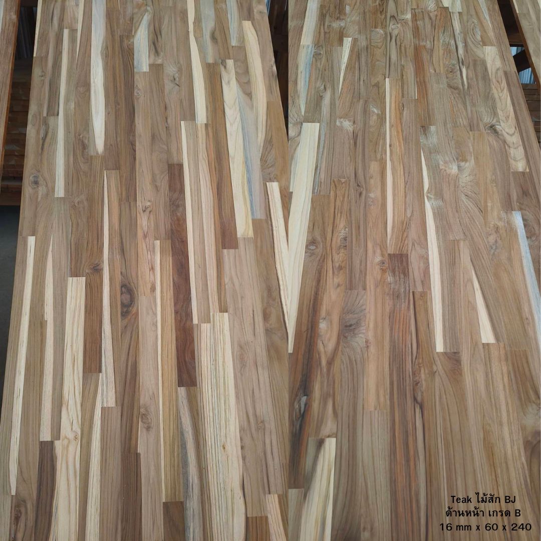 ไม้สักอัดประสาน Butt joint (1.22mx2.40m) - Image 3