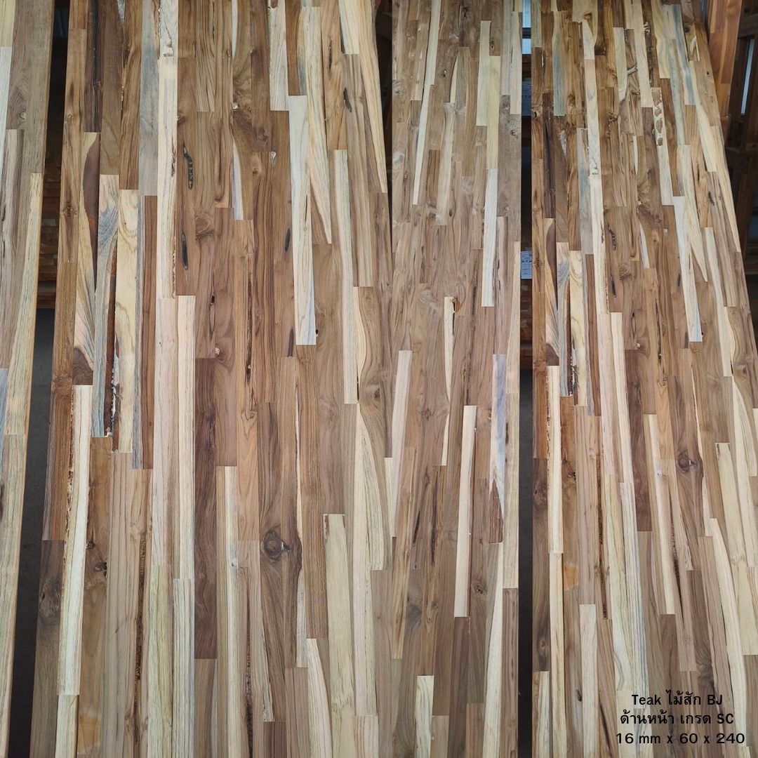 ไม้สักอัดประสาน Butt joint (1.22mx2.40m) - Image 4