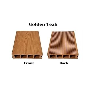 SPC ไม้พื้นภายนอก สักทอง 150x21x3000mm. (ลายไม้/ร่องเล็ก)