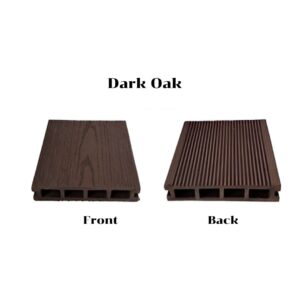 SPC ไม้พื้นภายนอก โอ๊คดำ 150x21x3000mm. (ลายไม้/ร่องเล็ก)