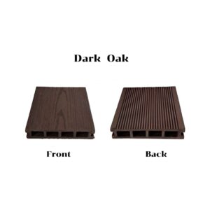 SPC ไม้พื้นภายนอก โอ๊คแดง 150x21x3000mm. (ลายไม้/ร่องเล็ก)