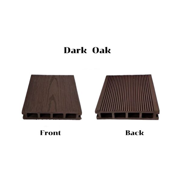 SPC ไม้พื้นภายนอก โอ๊คแดง 150x21x3000mm. (ลายไม้/ร่องเล็ก)