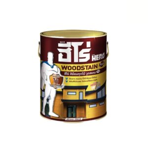 Hero Woodstain ฮีโร่  เนื้อสีเงา โปร่งแสง