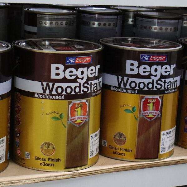 Beger Woodstain สีย้อมไม้ กึ่งเงา / เงา - Image 2