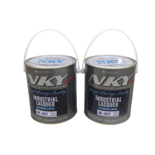 NAKOYA สีพ่นอุตสาหกรรม ขาว W-401--3.6L