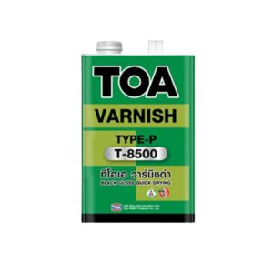 TOA น้ำมันวานิช ดำ T8500 3.785L