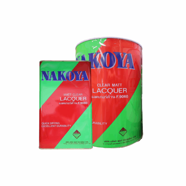 NAKOYA นาโกย่า แลคเกอร์ด้าน  F9060 สำหรับเคลือบพื้นผิว ทนทาน และป้องกันการขีดข่วน