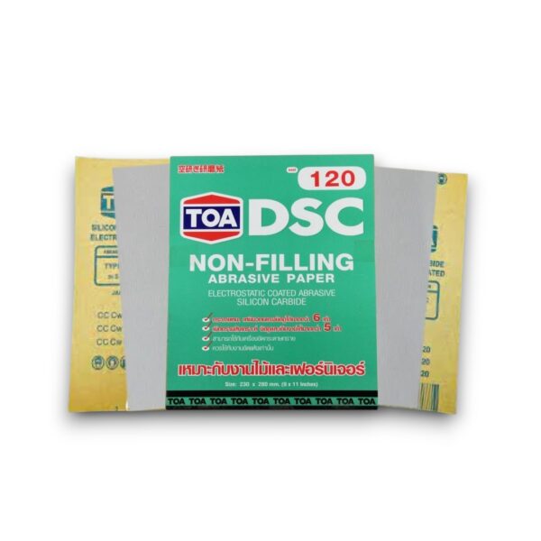 กระดาษทราย DSC ขัดแห้ง เบอร์ 150,180,320,360