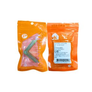 PANSIAM  ฉากเหล็ก สีรุ้ง SA-1540Y 15x40x2.0 mm.