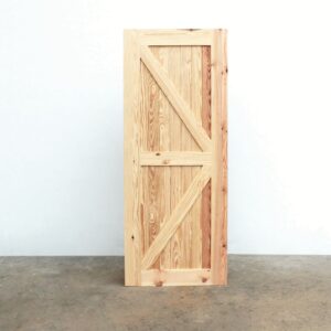 ประตูไม้สนเมกาไม่มีตา AB-02/BD