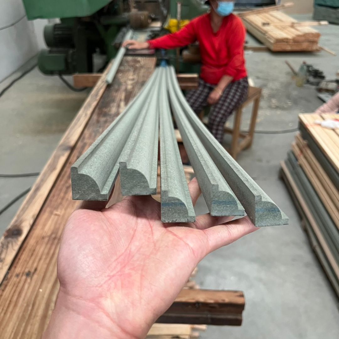 ไม้ hmr คิ้วครอบมุม นูน