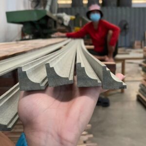 ไม้ hmr คิ้วครอบมุม เว้า