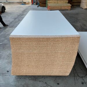 ไม้อัด ปาติเกิ้ล Particle เมลามีนขาว ผิวส้ม 2FC