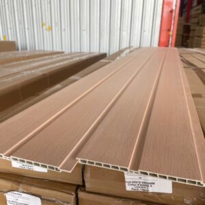 WPC PANEL  ไม้ฝา 4" เว้นร่อง  CKM-6608-1 (โอ๊ค สีอ่อน)