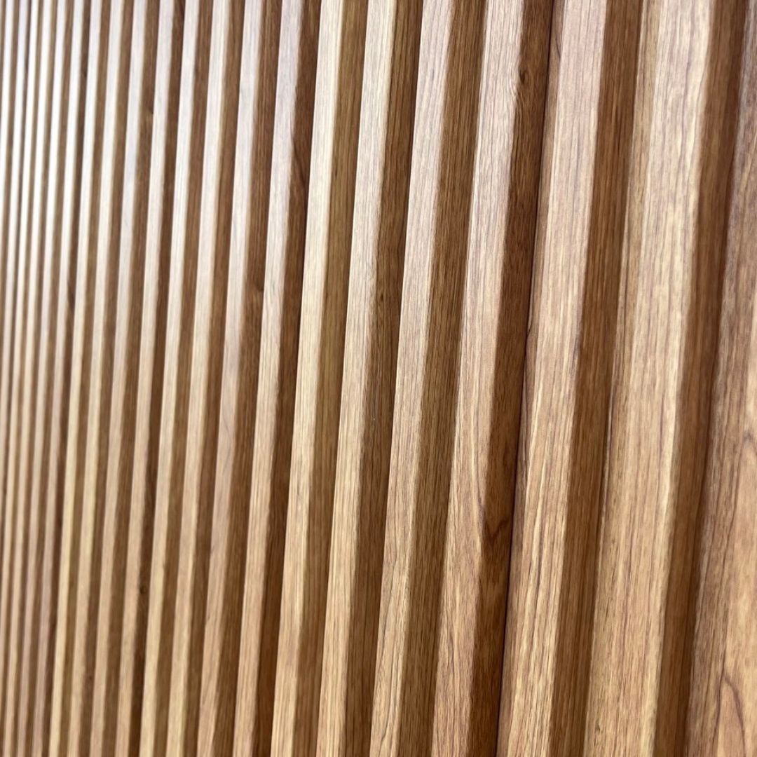 WPC PANEL 4ร่องลึก F416022-3 (สัก/1) 22x160x2900mm - Image 3