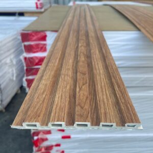 WPC PANEL 5ร่องตื้น F515010-3 (สัก/1) 10x150x2900mm