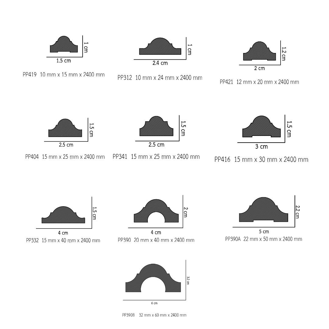 บัวผนัง โพลียูรีเทน (PU) รหัส PP - Image 3