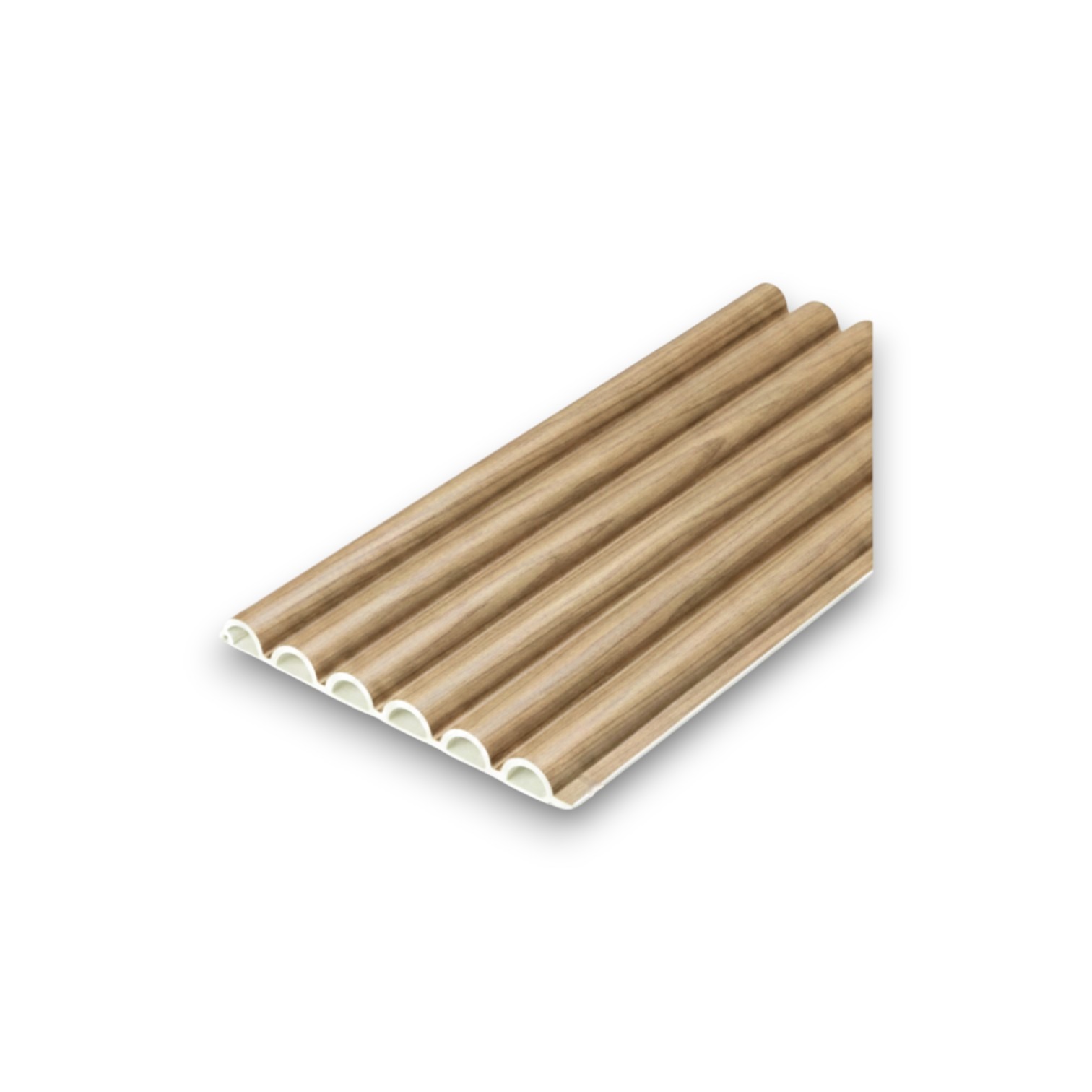 WPC PANEL 6ลอนกลม รหัส 609 806941-26 (โอ๊ค ธรรมชาติ) ขนาด 15x150x2900mm - Image 2