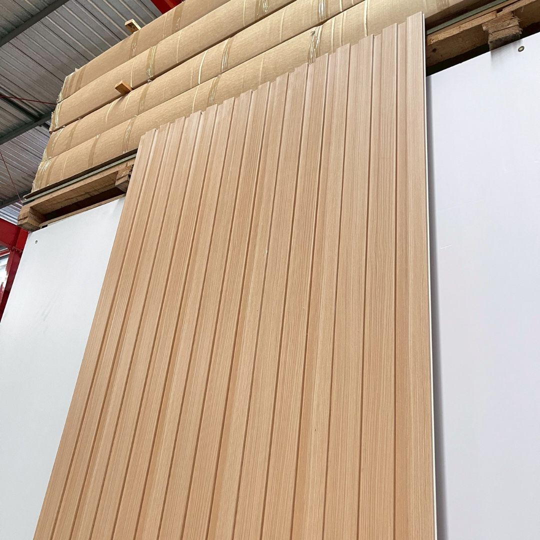 WPC PANEL 3 ร่องตื้น รหัส 327 K7127-302 (บีช) 12x200x2900mm - Image 2