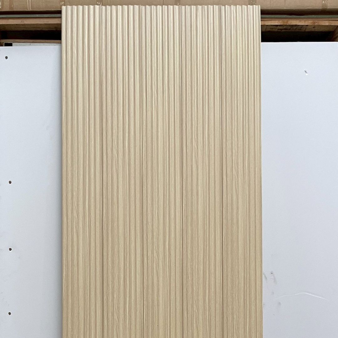 WPC PANEL 6 ลอนเว้า รหัส U08 8005903-26 (มูจิ โอ๊ค) 12x195x2900mm - Image 2
