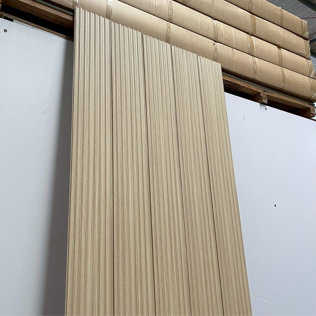 WPC PANEL 6 ลอนเว้า รหัส U08 8005903-26 (มูจิ โอ๊ค) 12x195x2900mm - Image 3