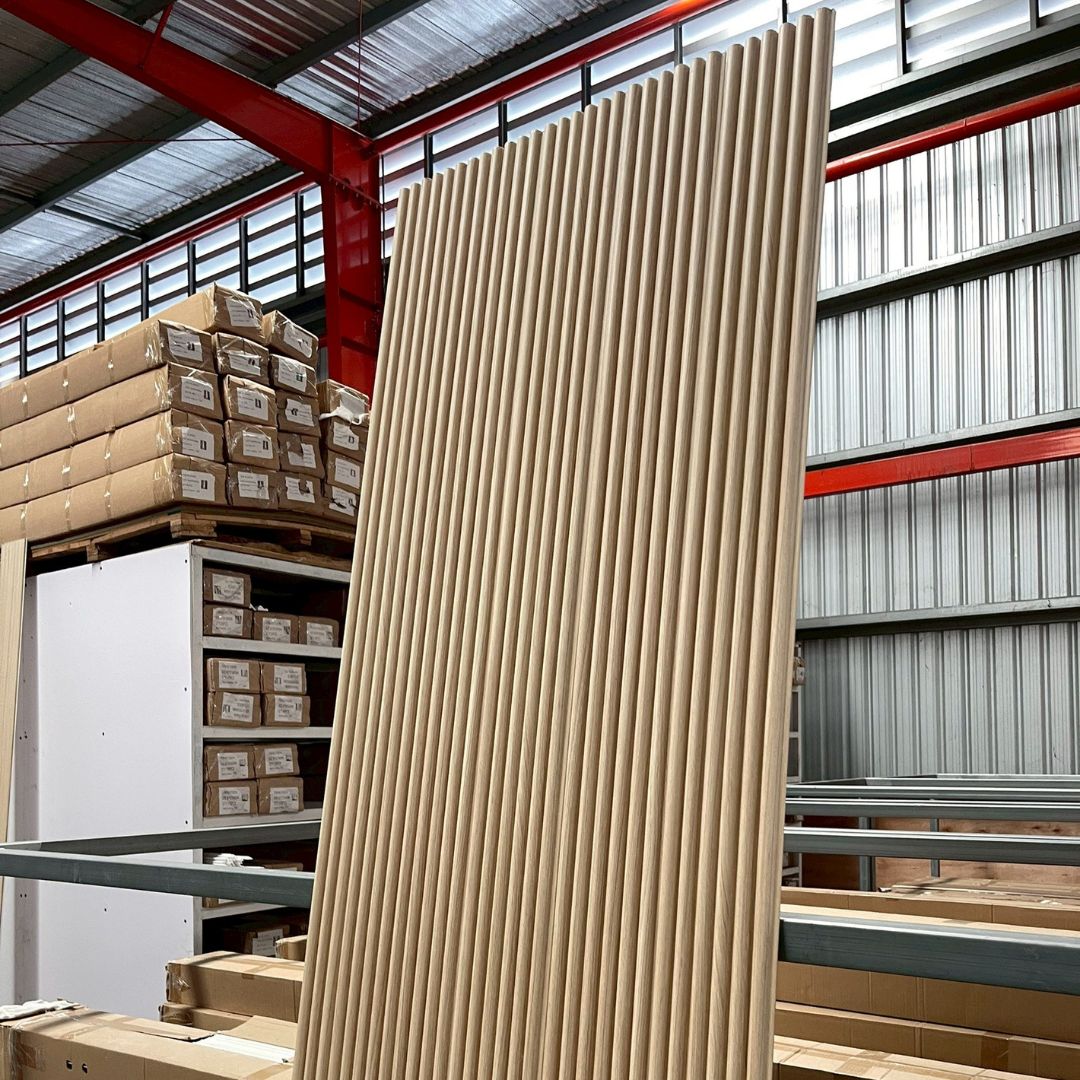 WPC PANEL 6ลอนกลม รหัส 608 8005903-26 (มูจิ โอ๊ค) 15x150x2900mm - Image 3
