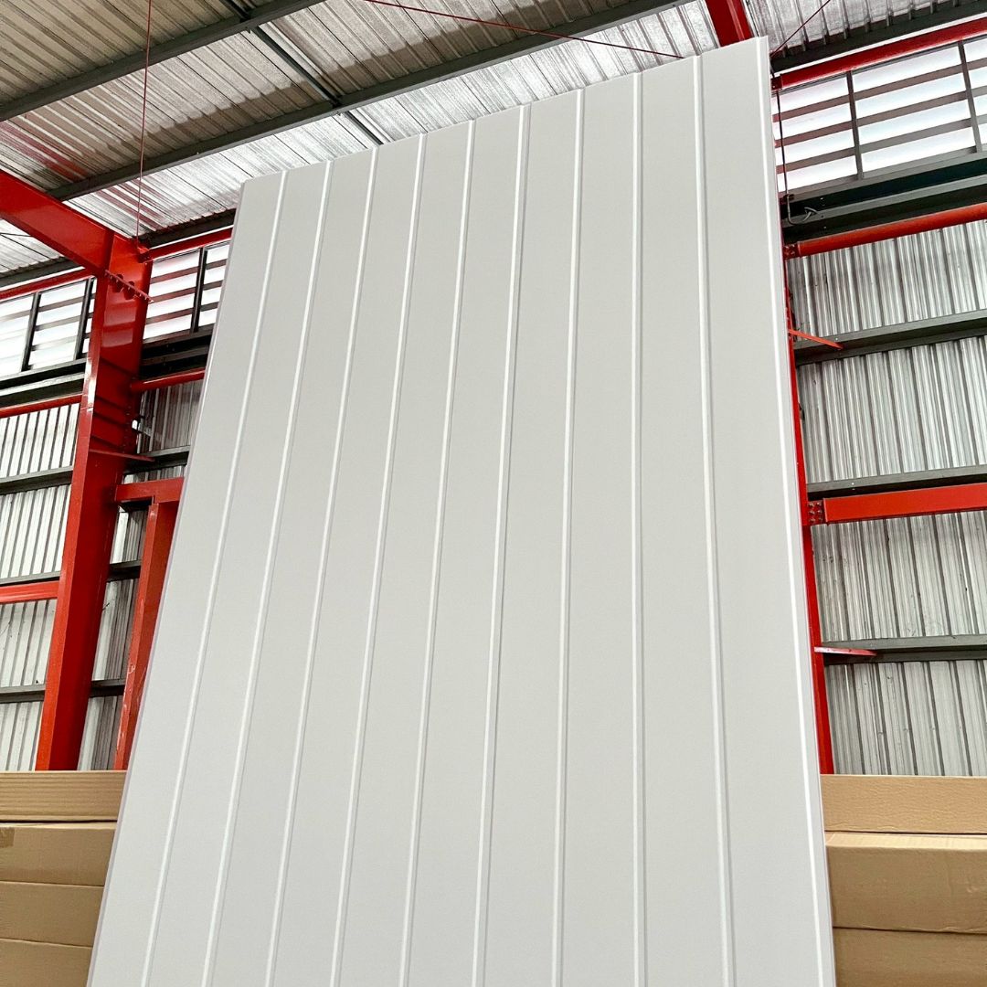 PVC PANEL แบบ 2 ลอน รหัส PVC2266 TH7000 (ขาว) 8mmx200mmx2900mm - Image 2