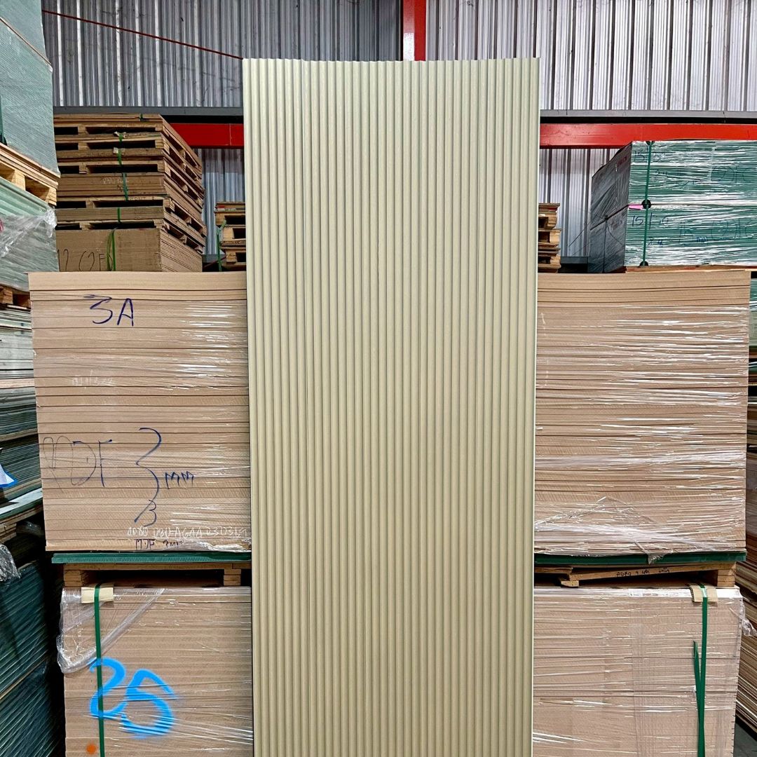 WPC PANEL 7 ลอนเว้า รหัส U69 CJ-807 (Champagne) 12x195x2900mm - Image 3