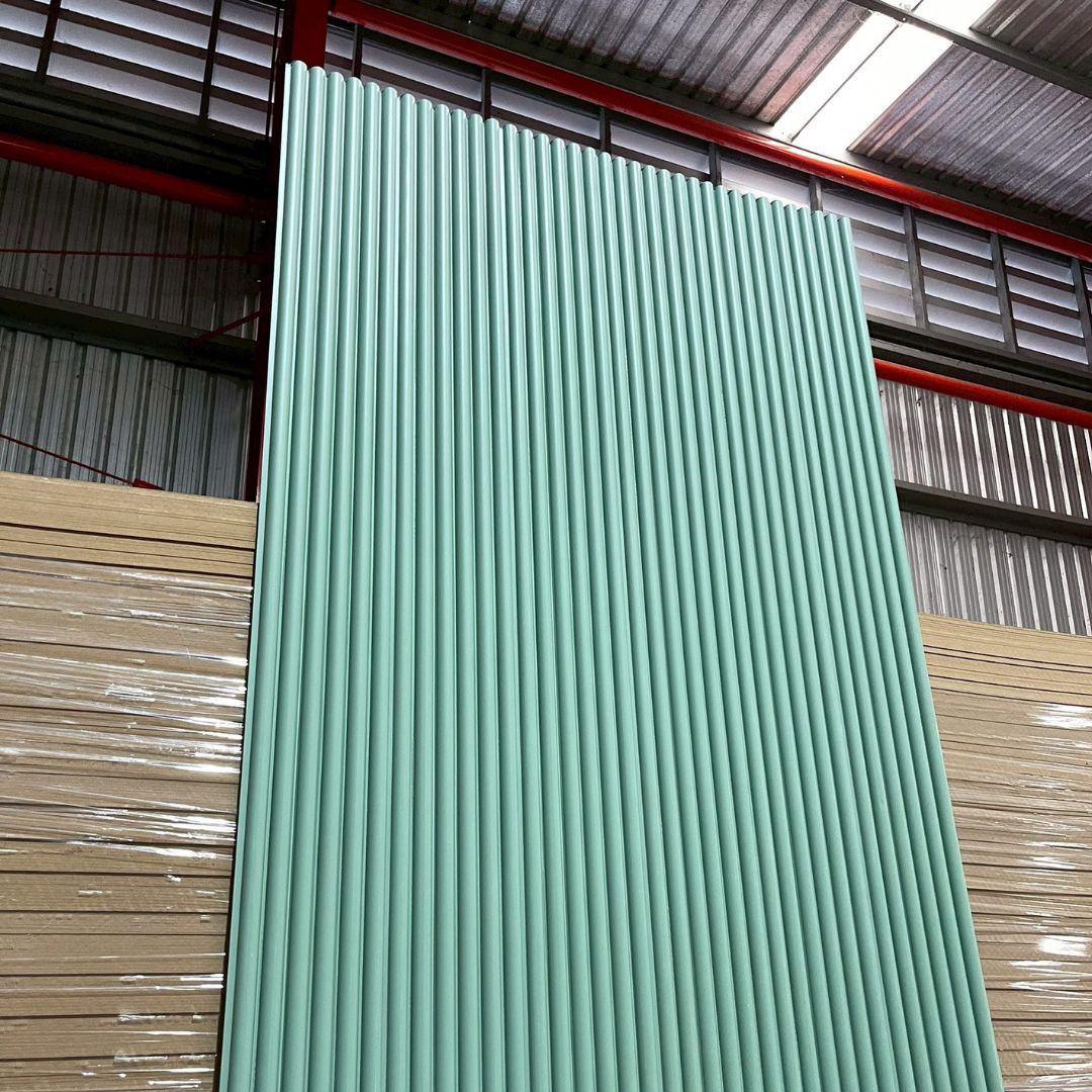 WPC PANEL 6ลอนกลม รหัส 671 TH-7014 (มัทฉะ) 15x150x2900mm - Image 3