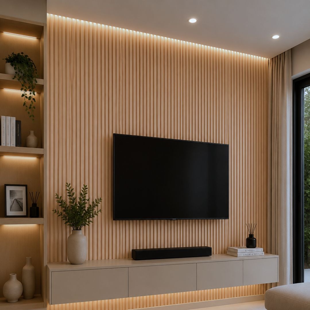 WPC PANEL 5ร่องตื้น รหัส 516 โอ๊ค อ่อน ขนาด 10x150x2900mm - Image 4