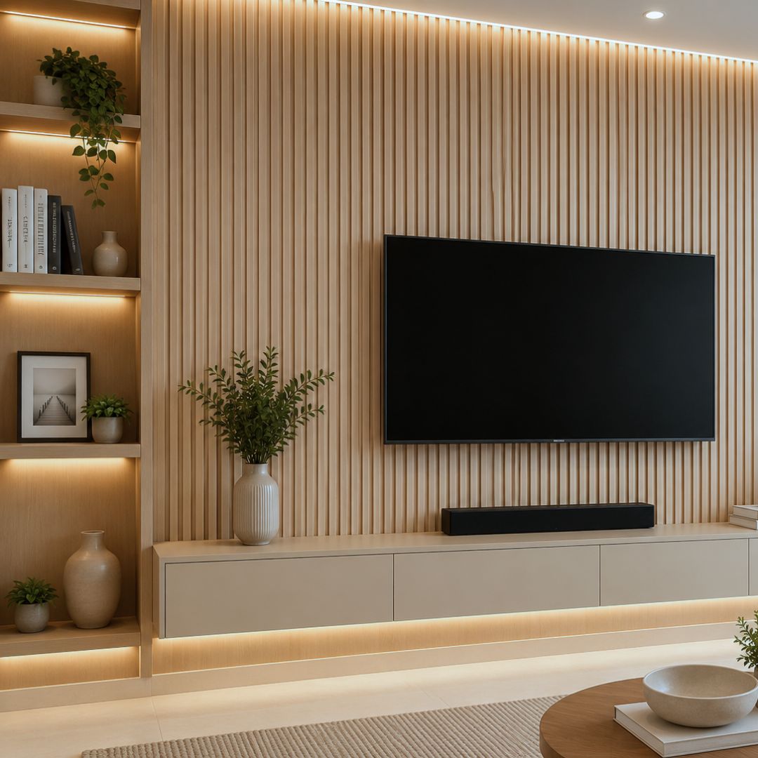 WPC PANEL 5ร่องตื้น รหัส 533 วอลนัท ลาเต้ ขนาด 10x150x2900mm - Image 4