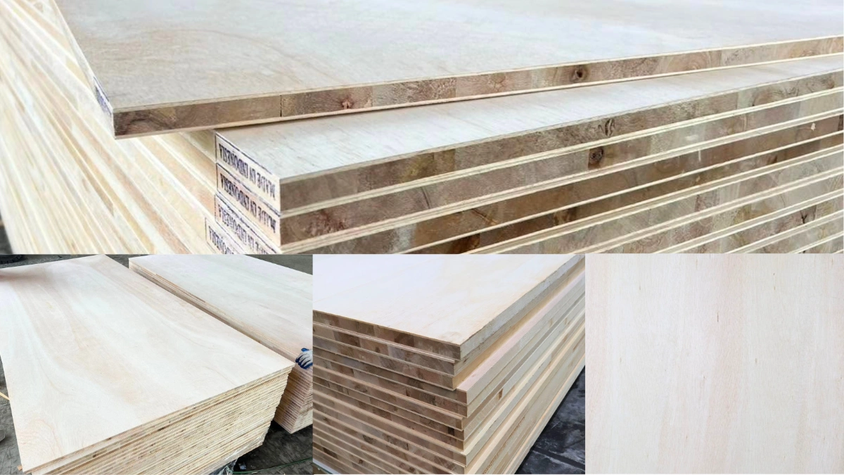 ไม้อัด Blockboard แกนไม้ Falcata สำหรับงานเฟอร์นิเจอร์และงานบิ้วอิน
