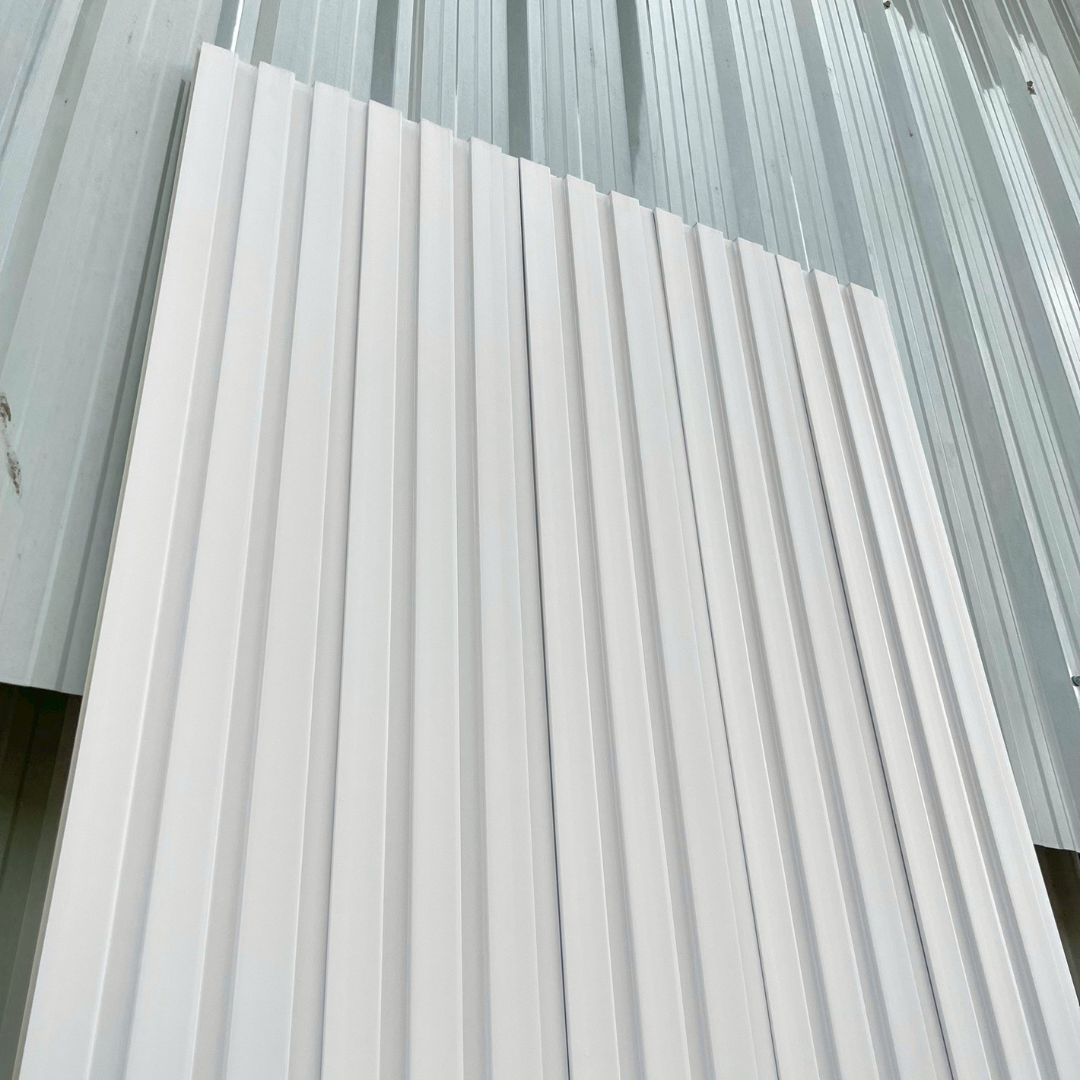 WPC PANEL 3 ร่องตื้น รหัส 366 สี ขาว ขนาด 12x200x2900mm - Image 2