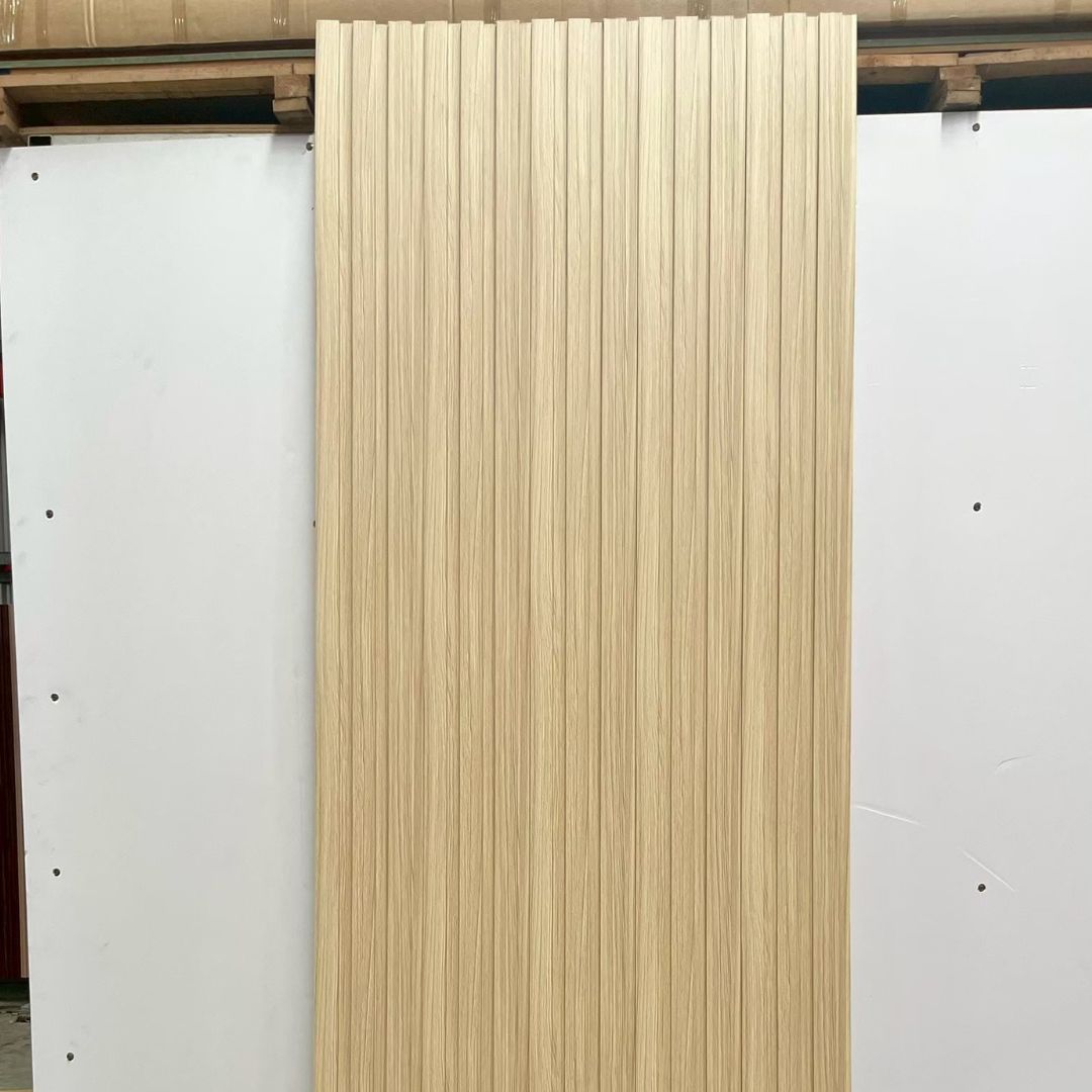 WPC PANEL 3 ร่องตื้น รหัส 308 สี มูจิ โอ๊ค ขนาด 12x200x2900mm - Image 3