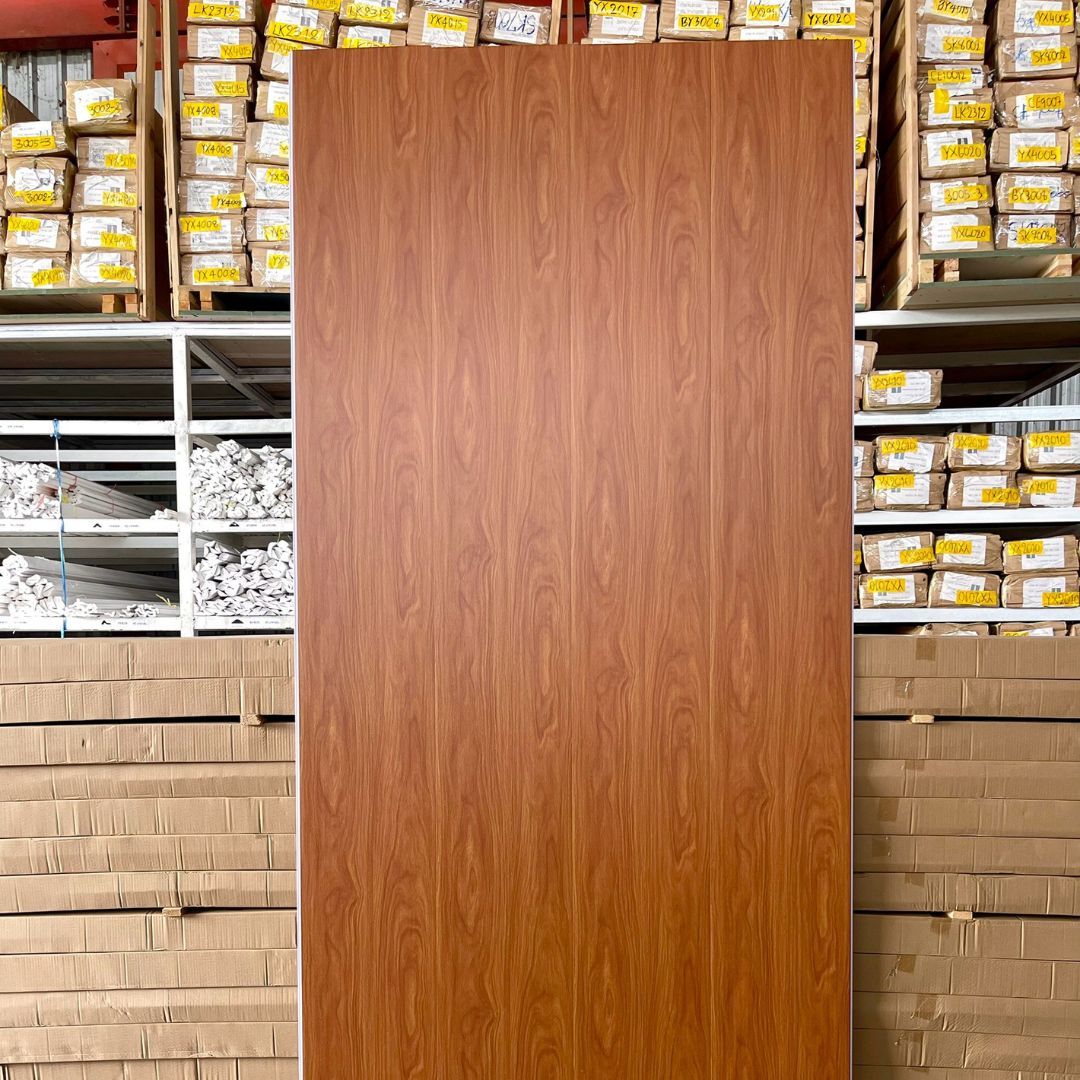 PVC PANEL แบบเรียบ รหัส PVC3020 68306-7 (ไม้แดง) แบบเรียบ 8mmx300mmx2900mm - Image 2