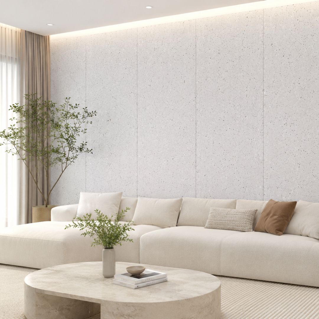 PVC PANEL แบบเรียบ รหัส PVC3037 DFX6782-2 (หินขัด-1) แบบเรียบ 8mmx300mmx2900mm - Image 4