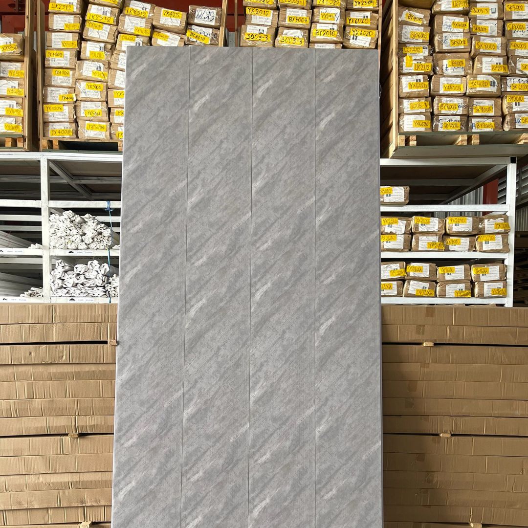 PVC PANEL แบบเรียบ รหัส PVC3042 P85 (Stone-S2) แบบเรียบ 8mmx300mmx2900mm - Image 2
