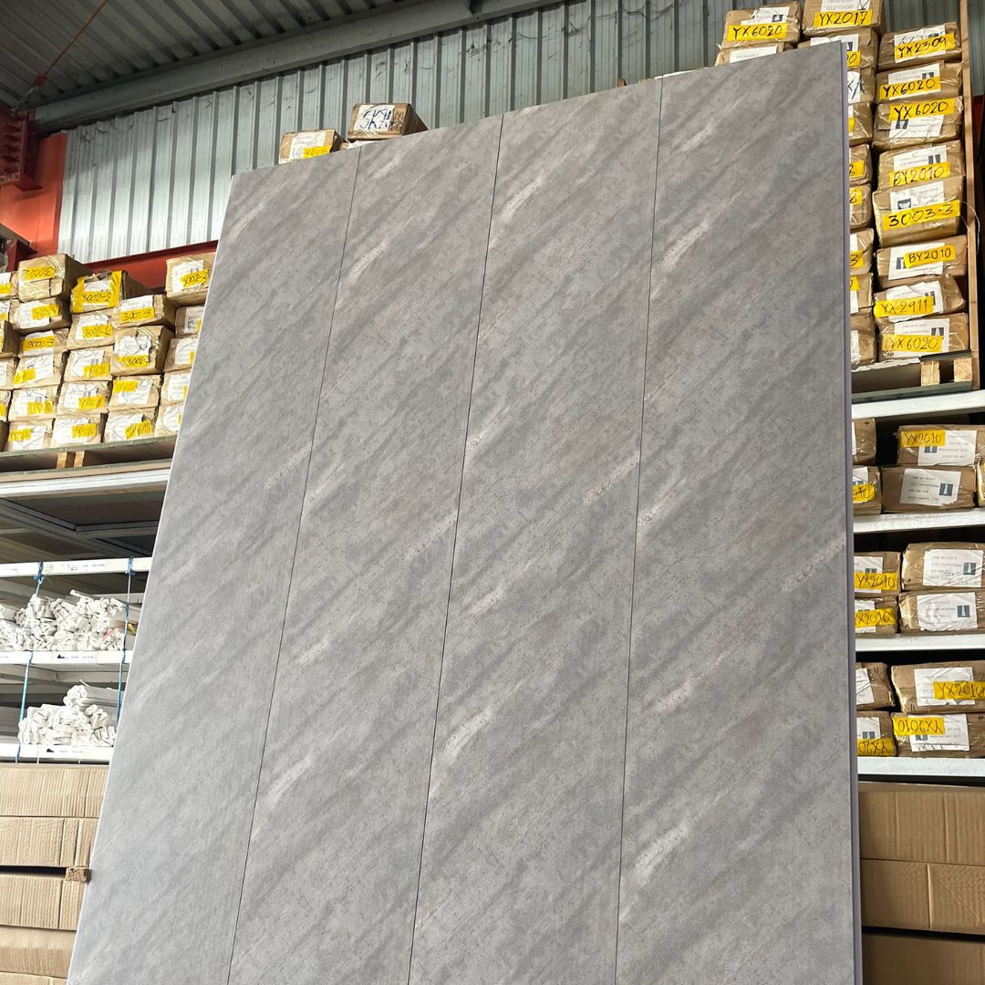 PVC PANEL แบบเรียบ รหัส PVC3042 P85 (Stone-S2) แบบเรียบ 8mmx300mmx2900mm - Image 3
