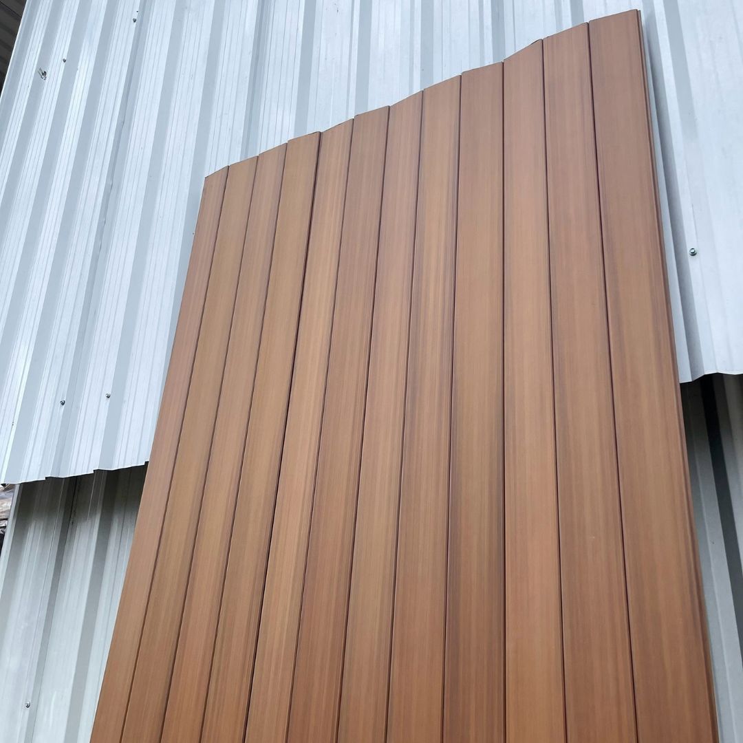WPC-ASA PANEL (ภายนอก) ไม้ฝา ผิวเรียบ ลาย Golden Teak ขนาด 16mmx113mmx2900mm - Image 2