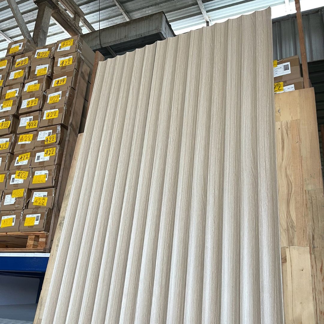 WPC 3ลอนเว้า 14x150x2900mm รหัส 3U08 สีมูจิ โอ๊ค ขนาด 14x150x2900mm - Image 3