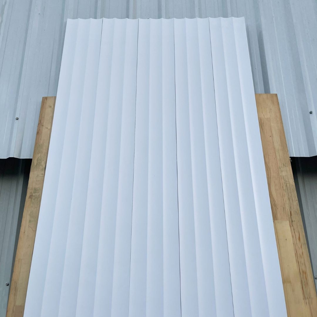 WPC 3ลอนเว้า 14x150x2900mm รหัส 3U66 สีขาว ขนาด 14x150x2900mm - Image 3