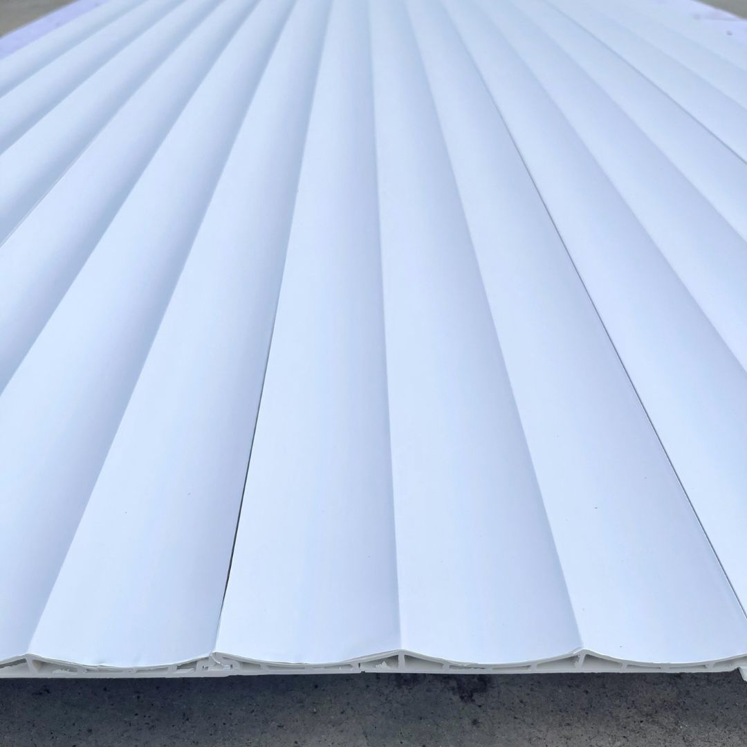 WPC 3ลอนเว้า 14x150x2900mm รหัส 3U66 สีขาว ขนาด 14x150x2900mm - Image 2